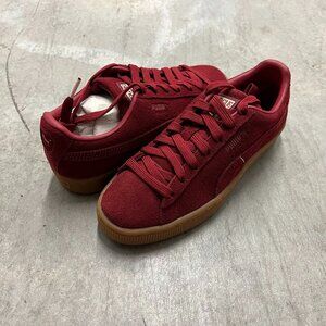 Puma Suede Classic Vogue Wmn's Size 5.5 Red Brown Gum White 38768701 - New